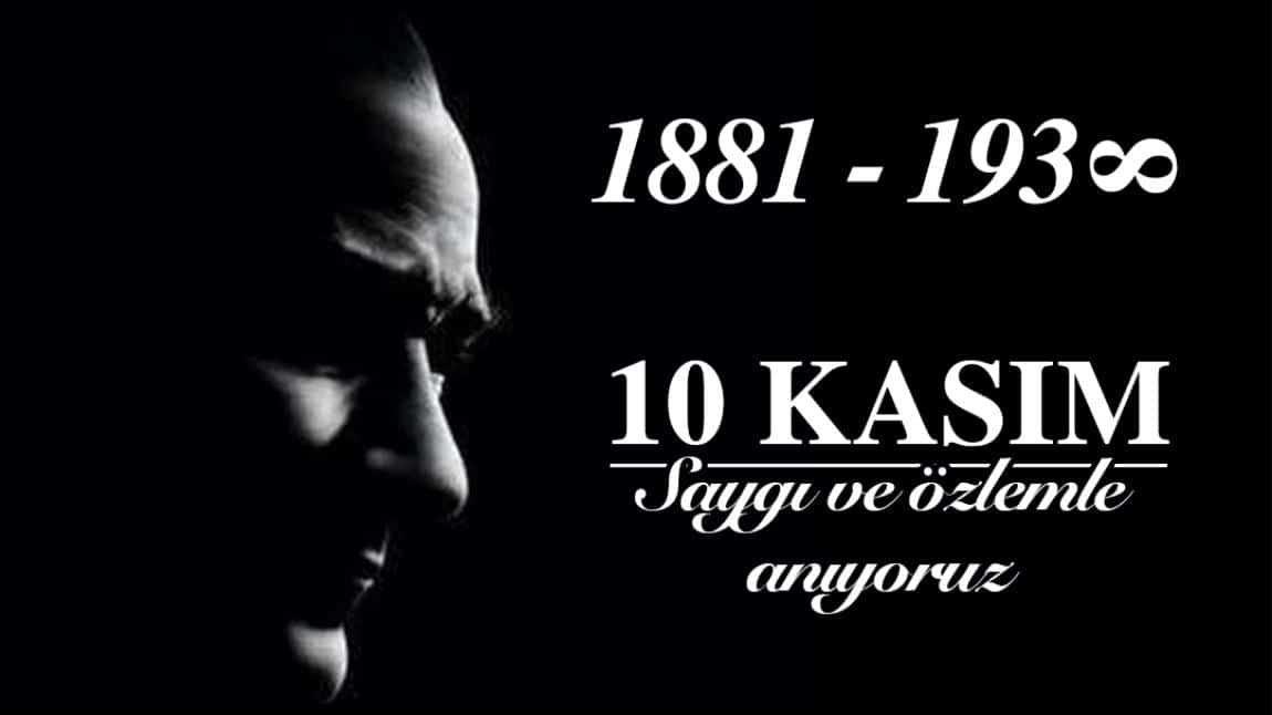 10 Kasım Atatürk'ü Anma Töreni