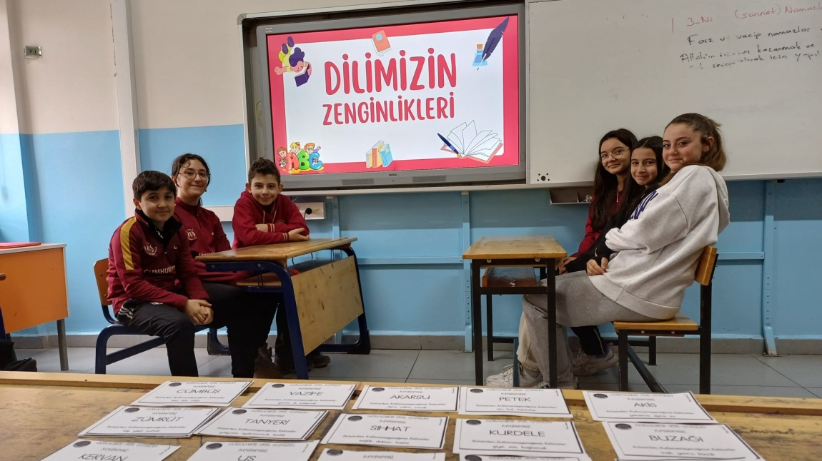 DİLİMİZİN ZENGİNLİKLERİ PROJESİ ARALIK AYI ETKİNLİKLERİ